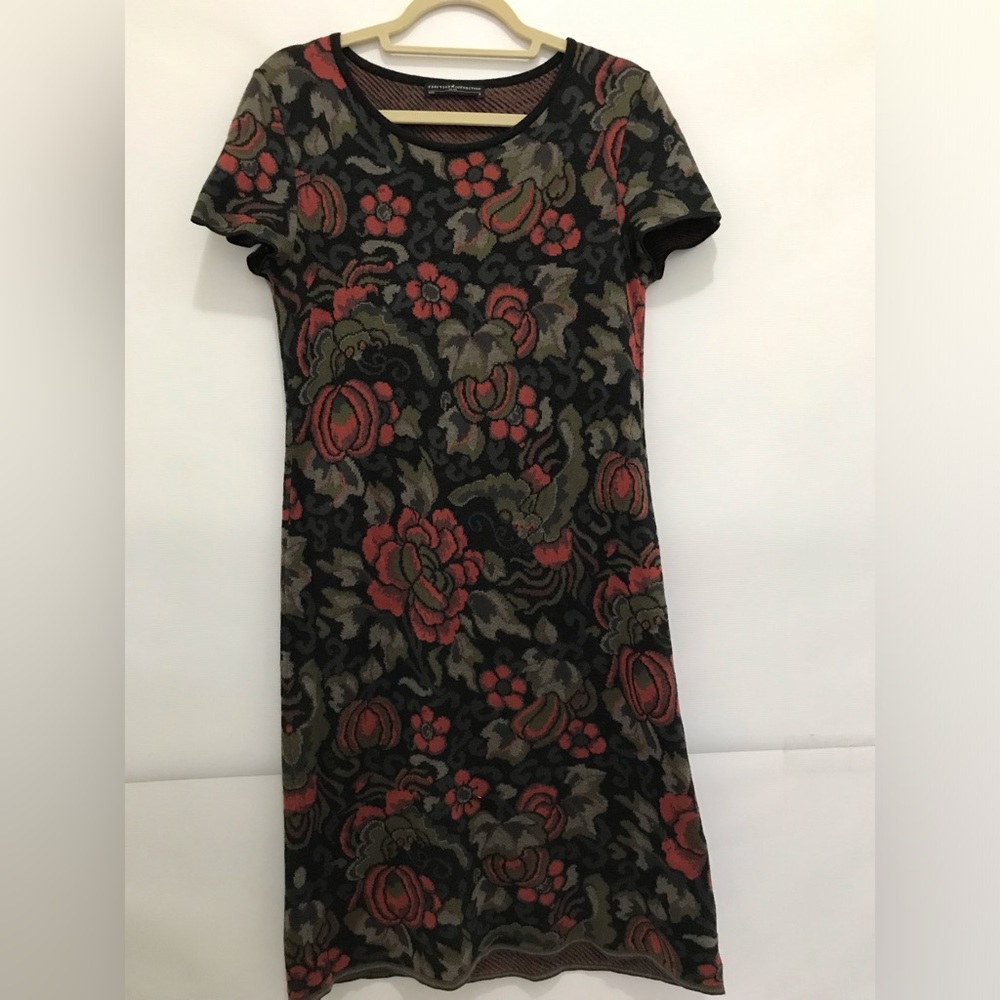 Peruvian Connection Floral Dress Size M